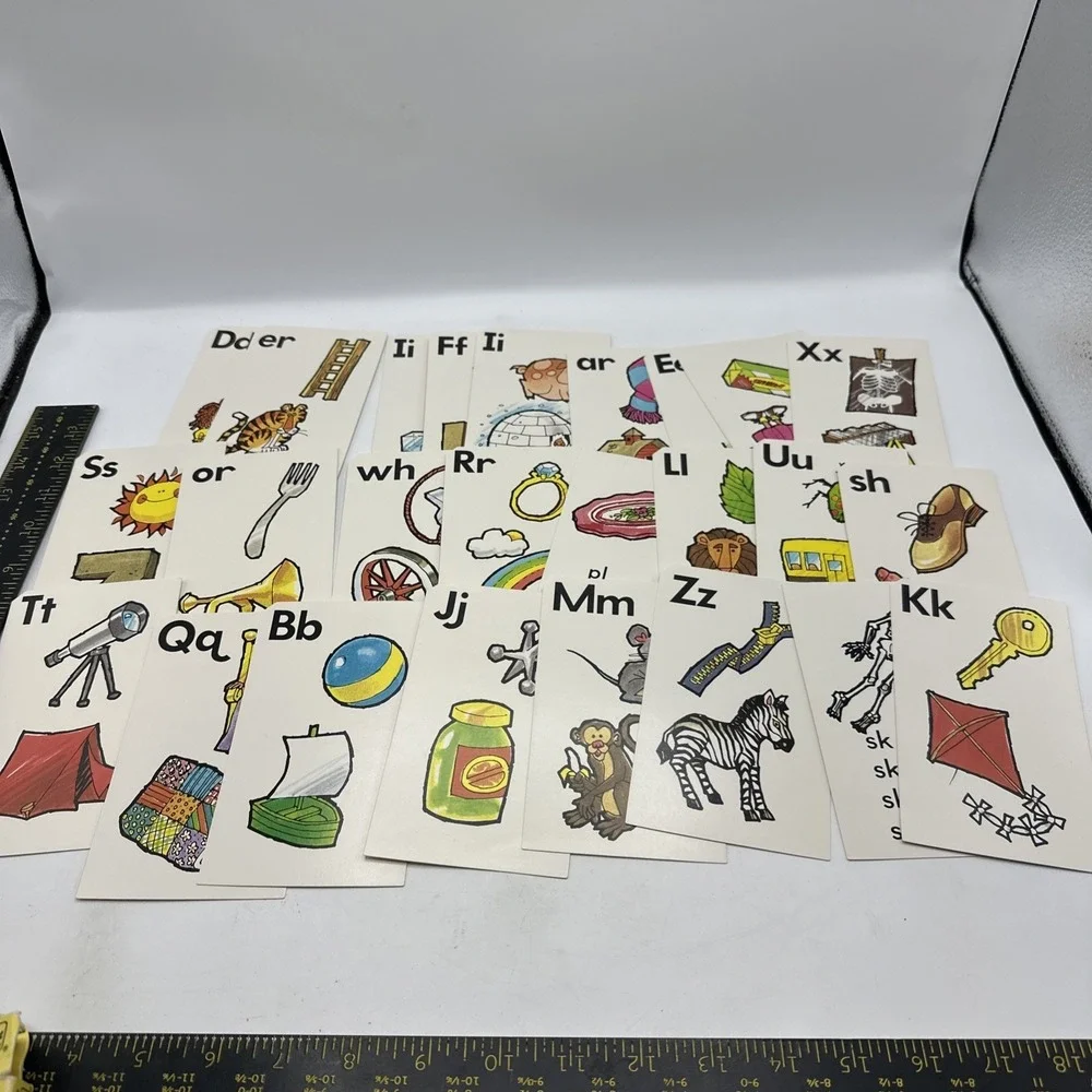 Golden Step Ahead Preschool Activity Cards Phonics‎ 1989 Vintage